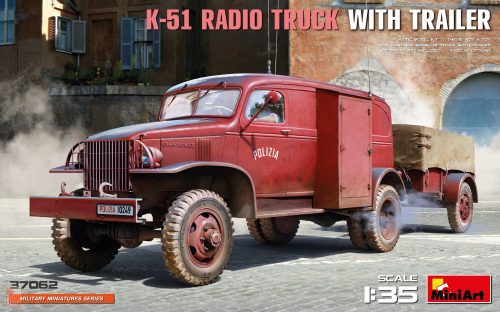 Miniart 1:35 K-51 Radio Truck w/ Trailer