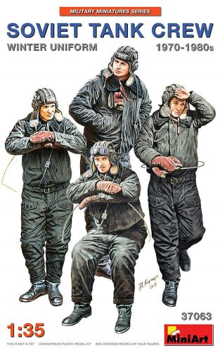 Miniart 1:35 Soviet Tank Crew 1970-1980s. Winter Uniform