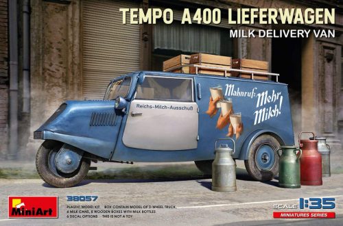 Miniart MT38057 1:35 Tempo A400 Lieferwagen Milk Delivery Van