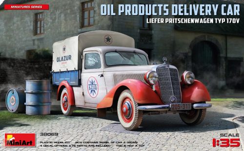 Miniart 1:35 Liefer Pritschenwagen Typ 170V Oil Products Delivery Car