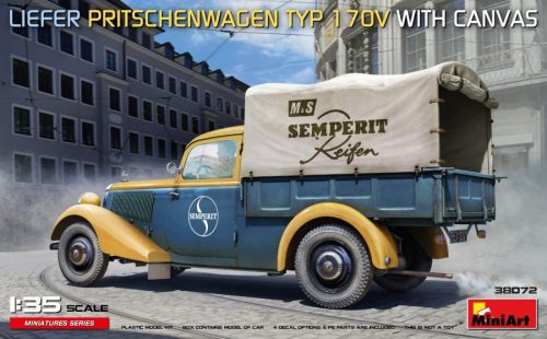 Miniart 1:35 Liefer Pritschenwagen Typ 170V with Canvas