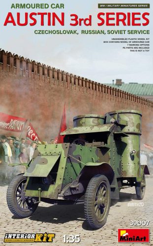 Miniart 1:35 Austin Armoured Car 3rd Series: Czechoslovak, Russian, Soviet Service. Interior Kit