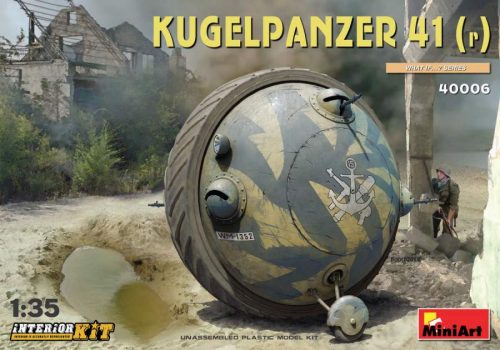 Miniart 1:35 Kugelpanzer 41( r ). Interior Kit harcjármű makett