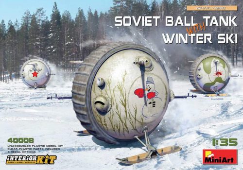 Miniart 1:35 Soviet Ball Tank with Winter Ski. Interior Kit