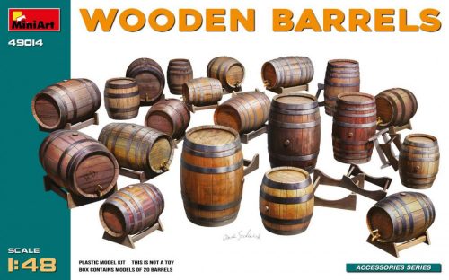 Miniart 1:48 Wooden Barrels