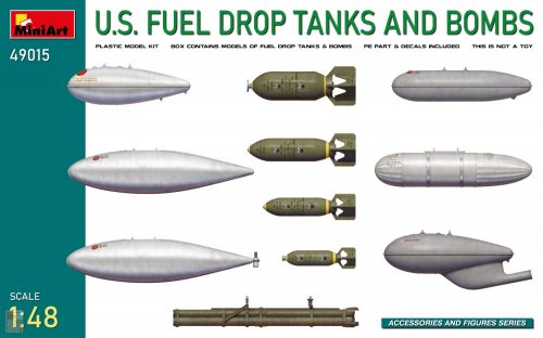 Miniart 1:48 U.S. Fuel Drop Tanks and Bombs