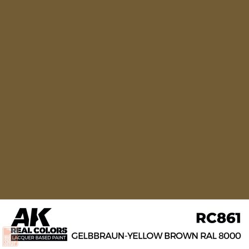 Gelbbraun-Yellow Brown RAL 8000 17 ml.