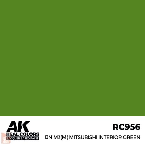 IJN M3 (M) MITSUBISHI Interior Green 17 ml.