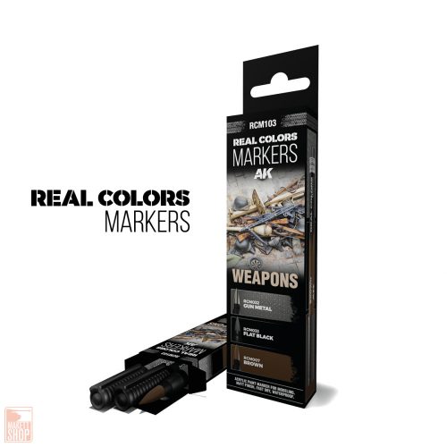 Real Colors Markers Rcm103 Weapons - Set 3 Real Colors Markers