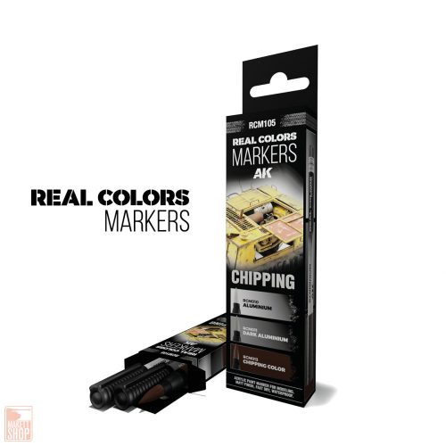 Real Colors Markers Rcm105 Chipping - Set 3 Real Colors Markers