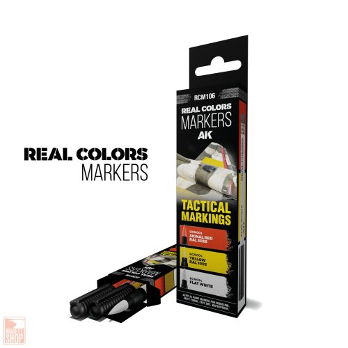 Real Colors Markers Rcm106 Tactical Markings - Set 3 Real Colors Markers