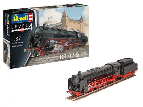 Revell 1:87 Express locomotive BR 02 & Tender 2 2 T30