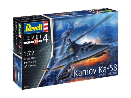 Revell 1:72 Kamov KA-58 Stealth (ex Zvezda) helikopter makett