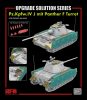 Ryefield model 1:35 Upgrade set for 5068 Pz.Kpfw.IV J mit Panther F Turret