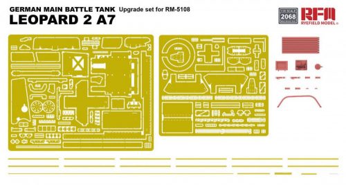 Ryefield model RM2068 1:35 Upgrade set for 5108 Leopard 2A7