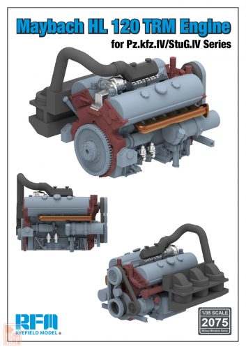 Ryefield model 2075 1:35 Maybach HL 120 Trm engine  For Pz.Kfz.IV/ Stug.IV series