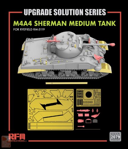 Ryefield model 2079 1:35 Upgrade set for M4A4 Sherman Medium Tank