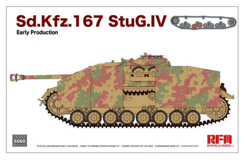 Ryefield model 1:35 Sd.Kfz.167 StuG.IV Early Production w/workable track links, without interior