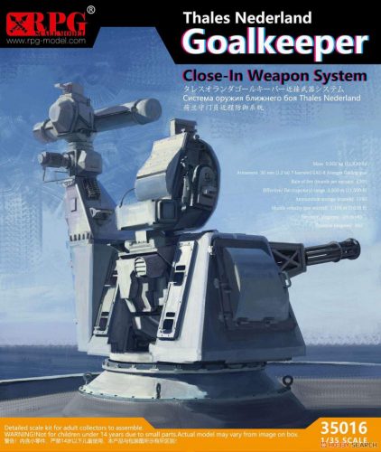 RPG Model 1:35 Thales Nederland Goalkeeper Close-In Weapon System