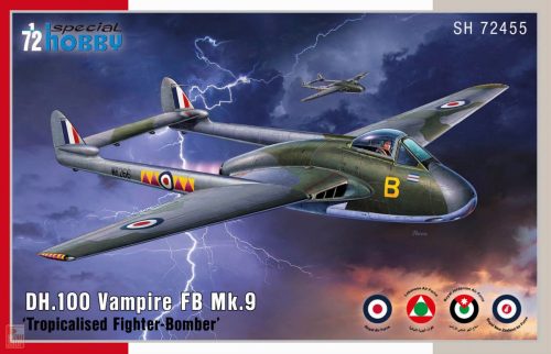 Special Hobby 1:72 DH.100 Vampire FB.Mk.9 ’Tropicalised Fighter-Bomber’