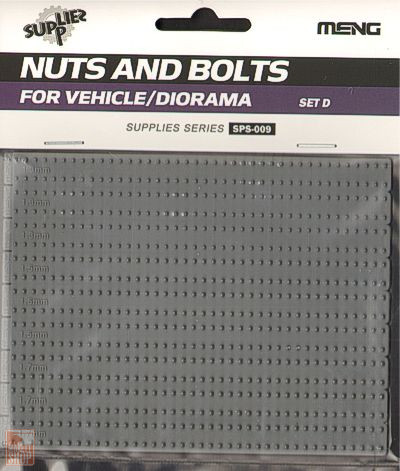 Meng Model 1:35 Nuts and Bolts SET D