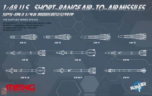 Meng Model 1:48 U.S.Short-range Air-to-air Missiles