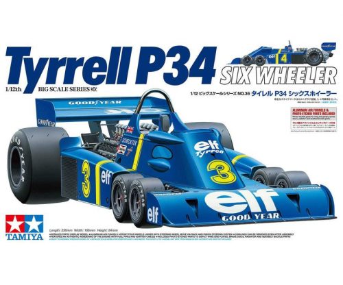 1:12 Tyrrell P34 Six Wheeler W/Photo-Etched Parts