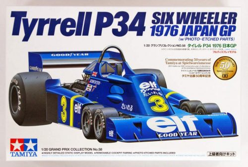 1:20 Tyrrell P34 1976 Japan GP With Photo-Etched Parts