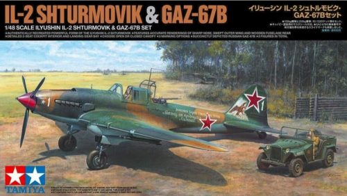 Tamiya TA25212 1:48 Ilyushin IL-2 Shturmovik and GAZ-67B Set