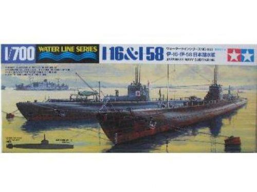 1:700 Japanese Navy Submarine - I-16 & I-58