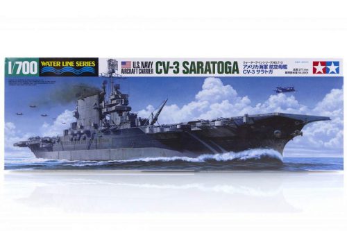 Tamiya 1:700 U.S. Navy Aircraft Carrier CV-3 Saratoga 1944-1945