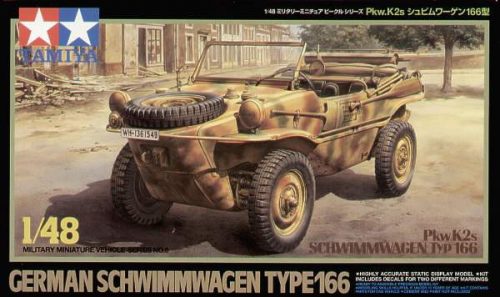 Tamiya 1:48 Schwimmwagen Type 166 harcjármű makett