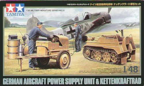 Tamiya 1:48 Sd.Kfz.2 Kettenkrad Luftwaffe with Aircraft Power Supply Unit