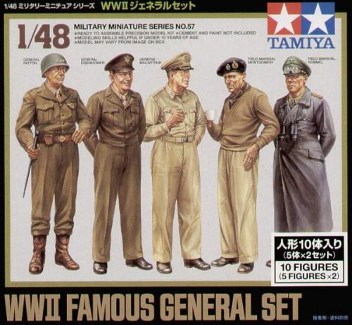 Tamiya 1:48 Famous general set figura makett