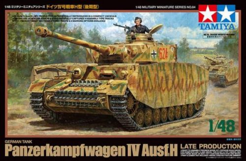 Tamiya 1:48 Panzer IV Ausf.H Late harcjármű makett