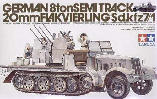 Tamiya 1:35 GERMAN SD.KFZ 7/1 harcjármű makett