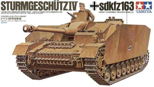 Tamiya 1:35 Sturmgeschutz/StuG.IV Sd.Kfz.163 harcjármű makett