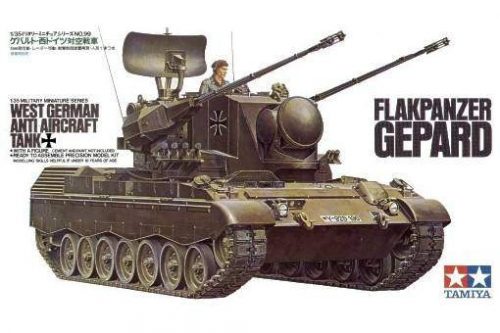 Tamiya 1:35 Flakpanzer Gepard harcjármű makett