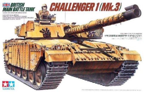 Tamiya 1:35 British 'Challenger 1 Mk.3' harcjármű makett