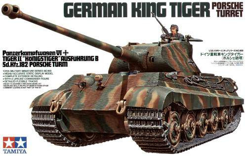 Tamiya 1:35 Pz.Kpfw.VI King Tiger Sd.Kfz.182 with Porsche Turret