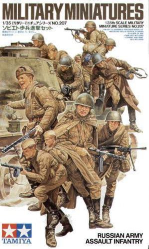 Tamiya 1:35 Soviet (WWII) Army Assault Infantry figura makett