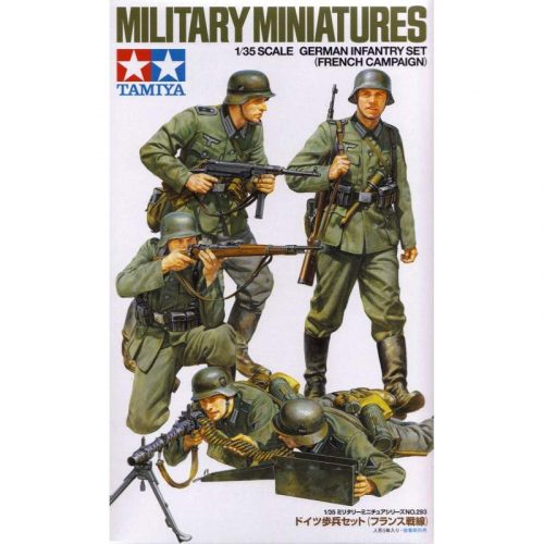 Tamiya 1:35 German (WWII) Infantry figura makett