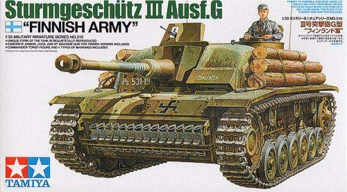 Tamiya 1:35 Sturmgeschutz/StuG.III Ausf.G Finland harcjármű makett