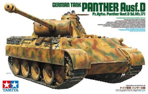 Tamiya 1:35 Panther Ausf.D harcjármű makett