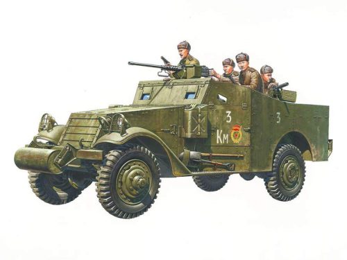 Tamiya 1:35 M3A1 Scout Car harcjármű makett