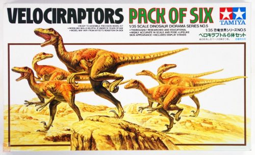 Tamiya TA60105 1:35 Velociraptors Diorama "Pack Of Six"