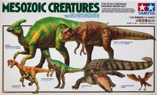 Tamiya TA60107 1:35 Mesozoic Creatures Set (Diorama Series NO.7)