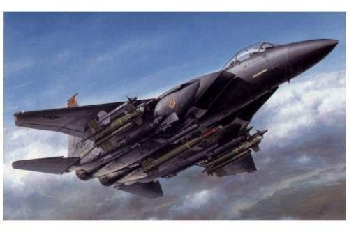 Tamiya 1:32 F-15E BUNKER BUSTER repülő makett