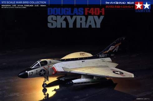 Tamiya 1:72 Skyray repülő makett