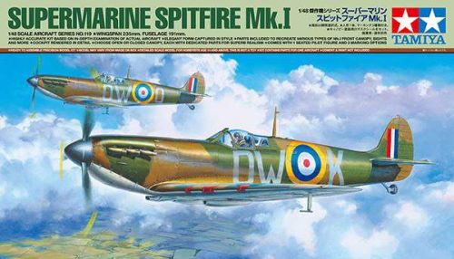 Tamiya 1:48 Supermarine Spitfire Mk.I repülő makett